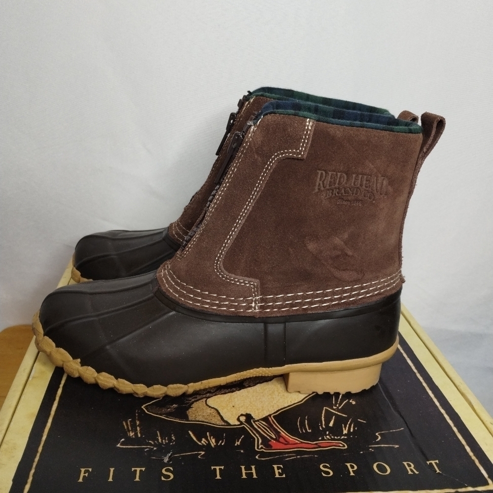 Red Head Ladies ASC II Front Zip Insulated Ankle Boots, Brown, size 6